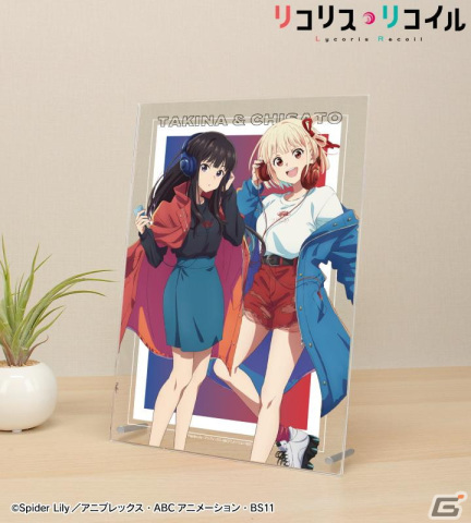 TVアニメ「リコリス・リコイル」より錦木千束と井ノ上たきなの描き下ろし私服イラストグッズが登場！の画像5