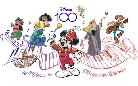 Disney創立100周年の描き起こし限定デザインが刻印されたワイヤレスヘッドセットとウォークマンの注文受付が開始！