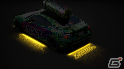 頭文字D THE ARCADE」で「ライフガード」とのコラボが復刻開催！ライフ