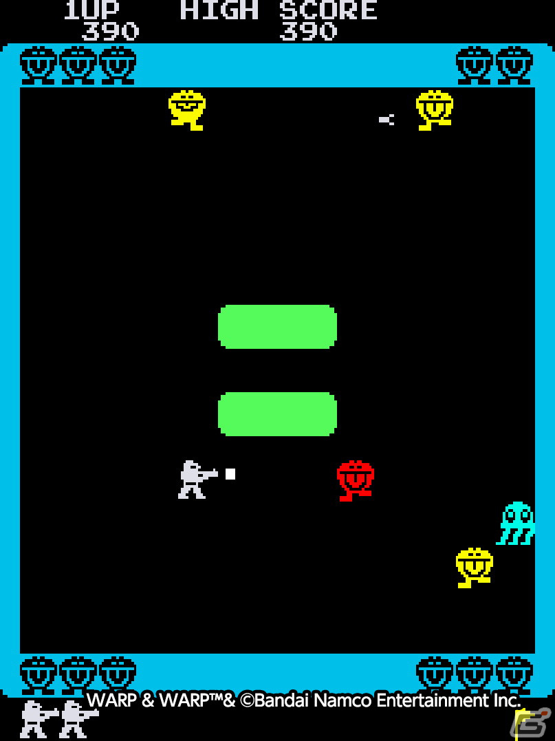 「アーケードアーカイブス ワープ＆ワープ」が11月22日に配信！1981年にナムコから発売されたアクションゲームの画像2