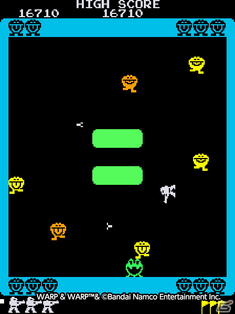 「アーケードアーカイブス ワープ＆ワープ」が11月22日に配信！1981年にナムコから発売されたアクションゲームの画像4