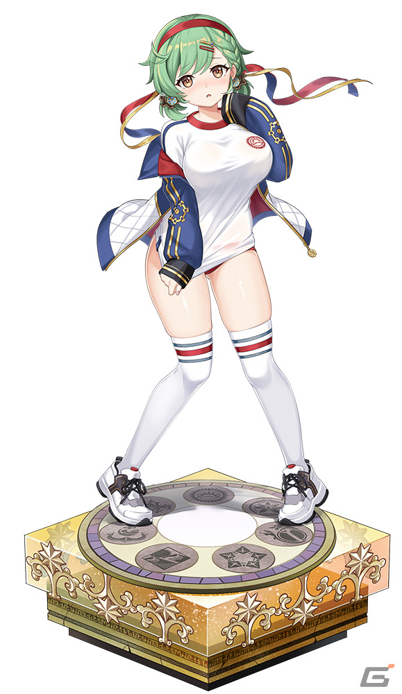 「天啓パラドクス」でイベント「ヒューム復興記念！エダフォススポーツ大会」が開催！体操服衣装のシャーロットとカルラが登場の画像