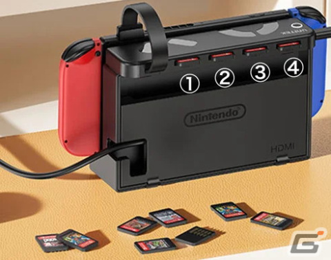 「Switch用ソフト切替えカードリーダー」の応援購入プロジェクトがMakuakeにて開催！4タイトルをリモコンで切り替えられる拡張アイテムの画像2