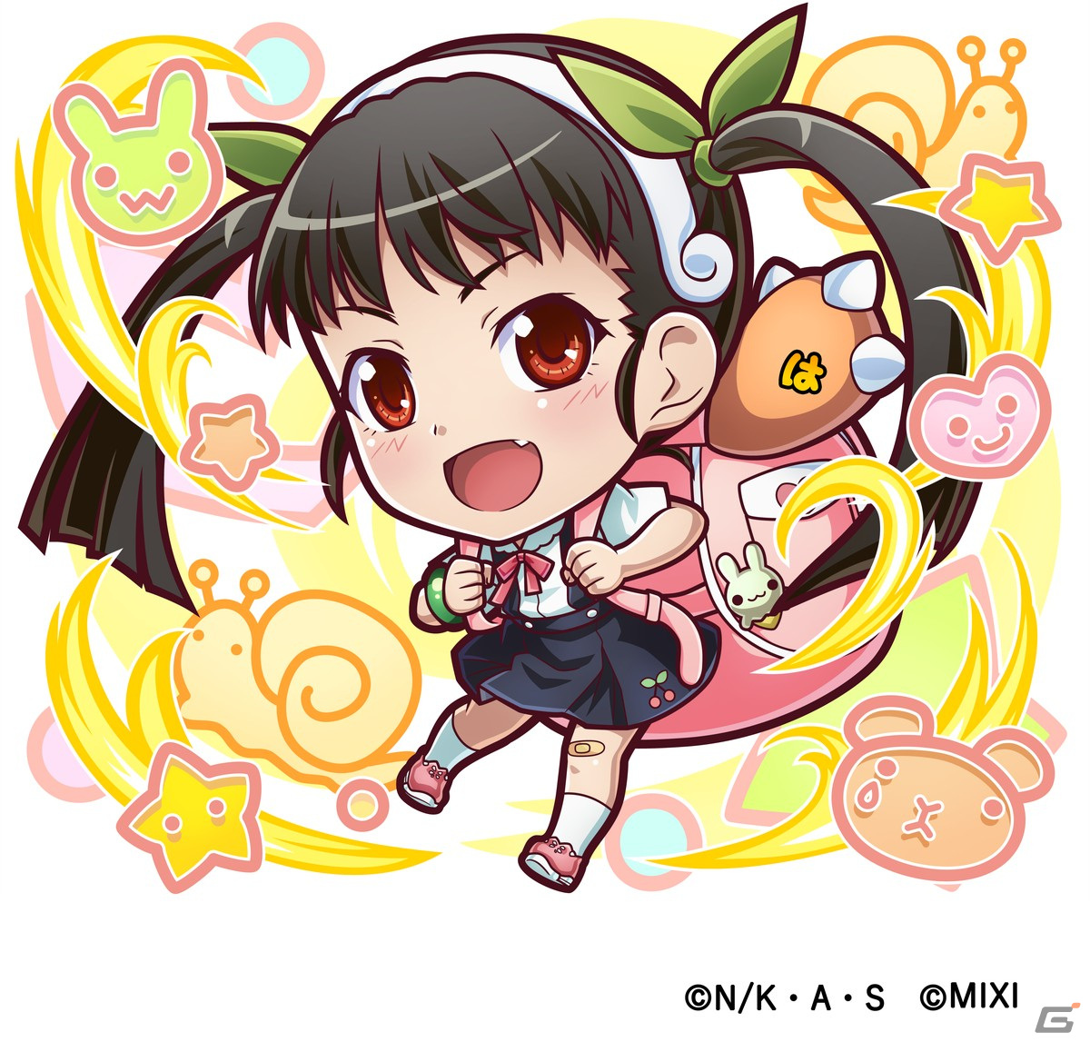 「コトダマン」と「〈物語〉シリーズ」のコラボが11月27日より開催!阿良々木暦&忍野忍、戦場ヶ原ひたぎたちが登場の画像