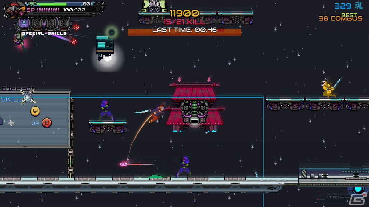 超高速ハイパー忍者アクション「Ninja Issen（忍者一閃）」がSteamでリリース！の画像3