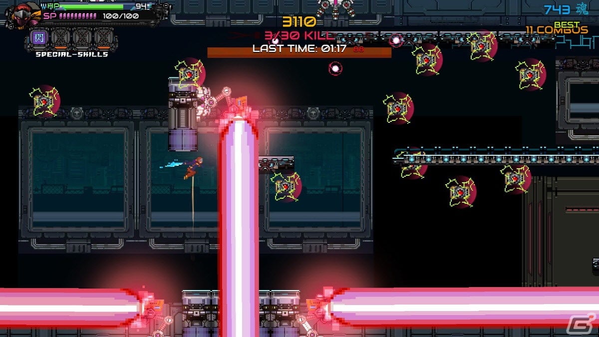 超高速ハイパー忍者アクション「Ninja Issen（忍者一閃）」がSteamでリリース！の画像5