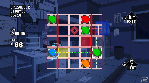 色の特性を考えながらブロックを消すパズルゲーム「Pygmalion」の早期アクセスがSteamにて開始！ビジュアルノベル風のストーリーもの画像