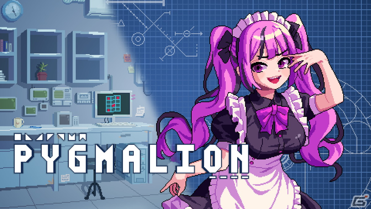 色の特性を考えながらブロックを消すパズルゲーム「Pygmalion」の早期アクセスがSteamにて開始！ビジュアルノベル風のストーリーもの画像