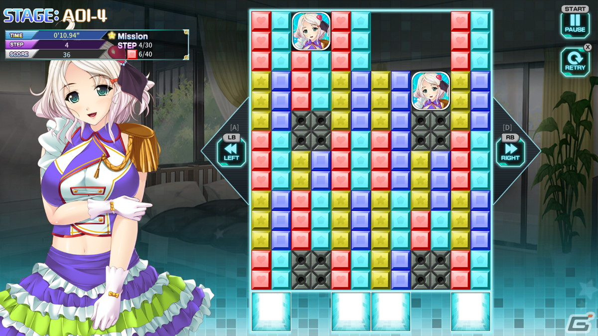 脱出ブロックパズルゲーム「Pretty Girls Escape PLUS」が配信！パズルをクリアして9人の美女のコスチュームを集めようの画像