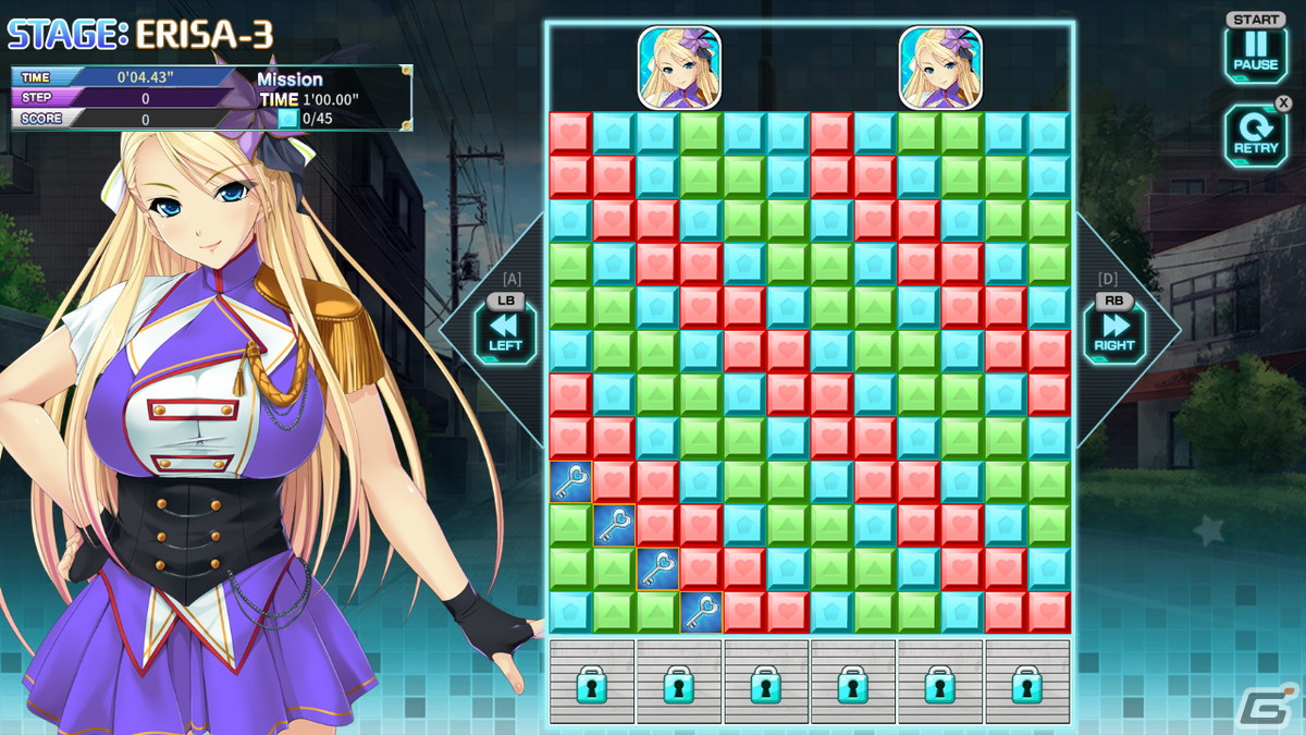 脱出ブロックパズルゲーム「Pretty Girls Escape PLUS」が配信！パズルをクリアして9人の美女のコスチュームを集めようの画像6