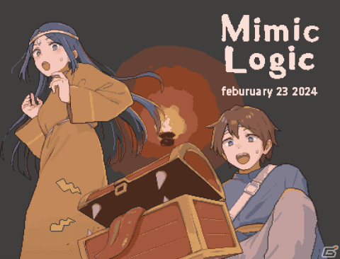 自動生成論理パズル「ミミックロジック」が2024年2月23日にSteamでリリース！ウソつきミミックを見つけながらダンジョン制覇を目指そうの画像1