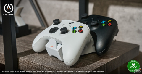 PowerAよりXboxワイヤレスコントローラーを2台同時充電できる充電スタンドが11月30日に発売！の画像1