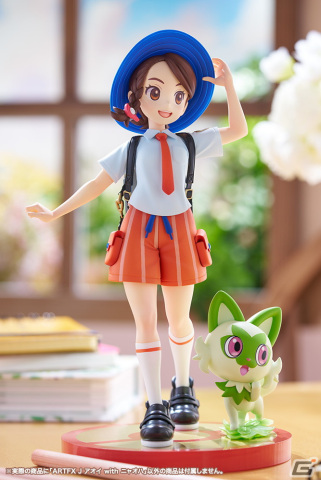 「ポケットモンスター」より1/8スケールフィギュア「ARTFX J アオイ with ニャオハ」が登場！ありがひとし氏の描き下ろしイラストを立体化の画像