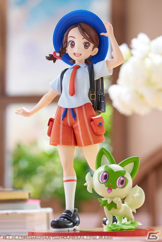 「ポケットモンスター」より1/8スケールフィギュア「ARTFX J アオイ with ニャオハ」が登場！ありがひとし氏の描き下ろしイラストを立体化の画像