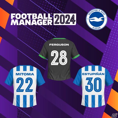 「Football Manager 2024」パッケージ版の初回特典が決定！抽選で三笘薫選手らのサイン入りユニフォームが当たるの画像1