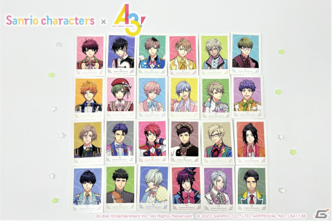 「A3!」とサンリオキャラクターズのグッズがアニメイトで発売！ゲーム内のカードイラストを使った缶バッジやホログラムチケットがラインナップの画像17