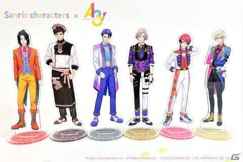「A3!」とサンリオキャラクターズのグッズがアニメイトで発売！ゲーム内のカードイラストを使った缶バッジやホログラムチケットがラインナップの画像18