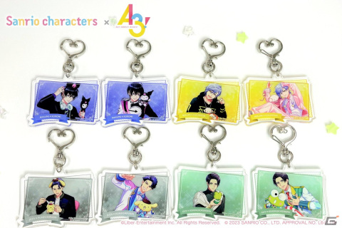 「A3!」とサンリオキャラクターズのグッズがアニメイトで発売！ゲーム内のカードイラストを使った缶バッジやホログラムチケットがラインナップの画像6