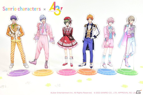 「A3!」とサンリオキャラクターズのグッズがアニメイトで発売！ゲーム内のカードイラストを使った缶バッジやホログラムチケットがラインナップの画像8