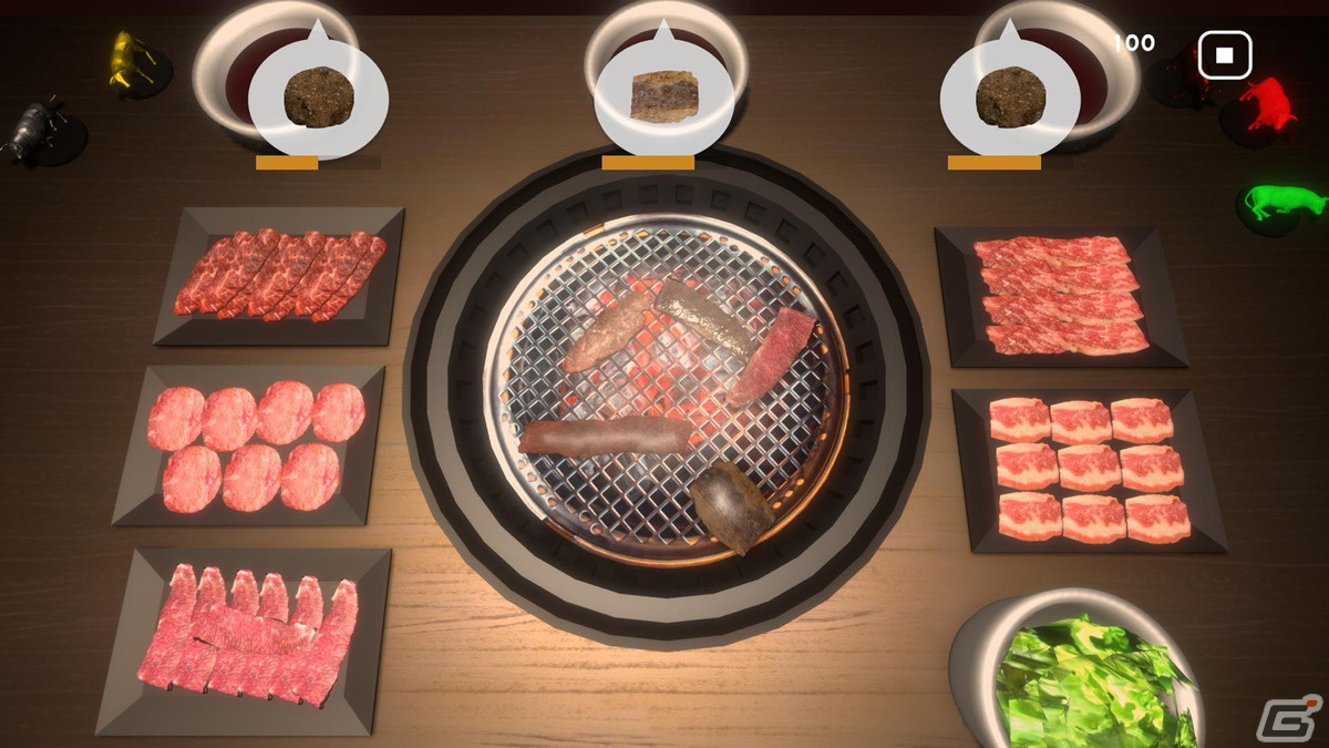 スマホ版「焼肉シミュレーター」が配信開始!片手で焼肉が焼けてSwitch/PC版とのクロスプレイ対戦も可能の画像