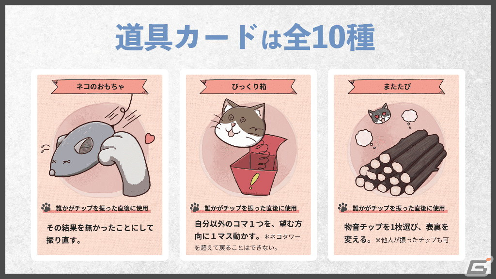 タダのすごろくゲームではない!カードバトル勃発