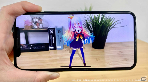 「ノーゲーム・ノーライフ」の白がスマホやMeta Quest 3対応のデジタルフィギュアに！ワイシャツ姿への切換えも可能の画像4
