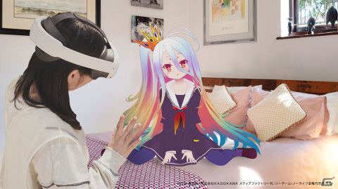 「ノーゲーム・ノーライフ」の白がスマホやMeta Quest 3対応のデジタルフィギュアに！ワイシャツ姿への切換えも可能の画像5
