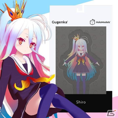 「ノーゲーム・ノーライフ」の白がスマホやMeta Quest 3対応のデジタルフィギュアに！ワイシャツ姿への切換えも可能の画像8