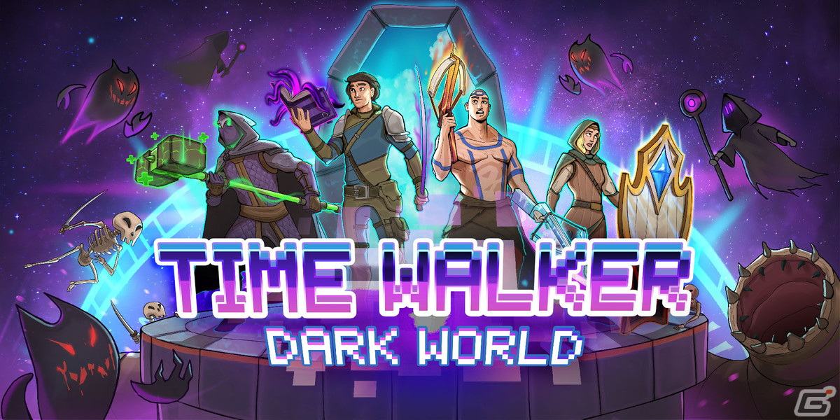ローグライクオートバトラーゲーム「Time Walker: Dark World」の正式版がSteamで配信開始！新たな英雄が追加され日本語にも対応の画像