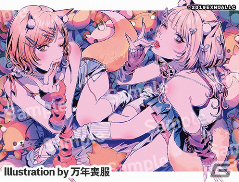 DMM GAMES公式キャラの多田野きつねをEB十氏や万年喪服氏ら7名のクリエイターが描いた「多田野きつね特別展」第4弾が開催！の画像3