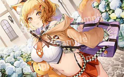 DMM GAMES公式キャラの多田野きつねをEB十氏や万年喪服氏ら7名のクリエイターが描いた「多田野きつね特別展」第4弾が開催！