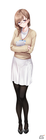 「制服カノジョ」サブキャラクター「古賀 希望（CV：月城日花）」、美桜の新たなイベントCG、ミュシャさんによるゲストイラストが公開！の画像1