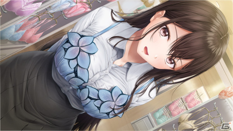 「制服カノジョ」サブキャラクター「古賀 希望（CV：月城日花）」、美桜の新たなイベントCG、ミュシャさんによるゲストイラストが公開！の画像2