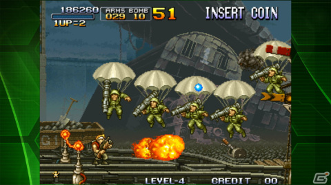 「メタルスラッグ アケアカNEOGEO」がスマホ向けに配信開始！マルコとターマを操作し“メタルスラッグ”の奪回を目指すアクションゲームの画像3