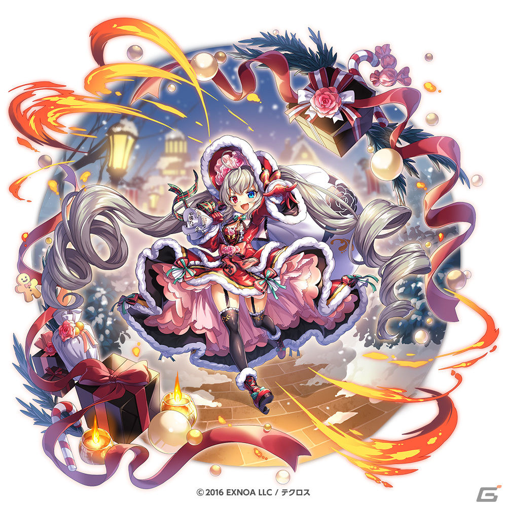 「神姫PROJECT」にクリスマス衣装のベレヌスとアリアンロッドが登場!プレミアムパスの特典の更新もの画像