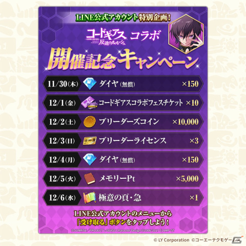 「LINE：モンスターファーム」で「コードギアス 反逆のルルーシュ」とのコラボが開始！コラボモンスターとしてガウェインと紅蓮可翔式が登場の画像13