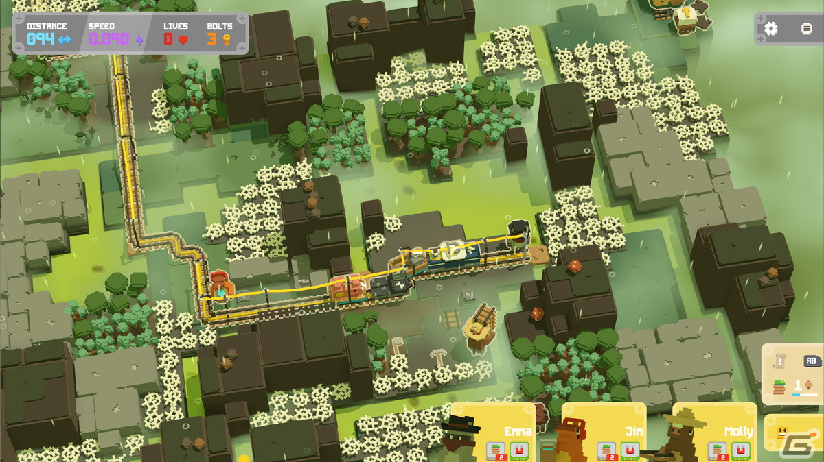 ハチャメチャ協力鉄道建設ゲーム「Unrailed 2: Back on Track」の早期アクセス版が2024年にリリース！ボス戦などの新要素もの画像5