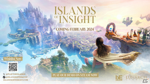 浮遊する島々が舞台のパズルアドベンチャー「Islands of Insight」の発売時期が2024年2月に決定！の画像1