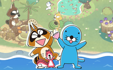 「ぼのぼの なにしてる？」が配信！TVアニメ「ぼのぼの」のキャラクターと共に森を成長させていく放置系癒しシミュレーション
