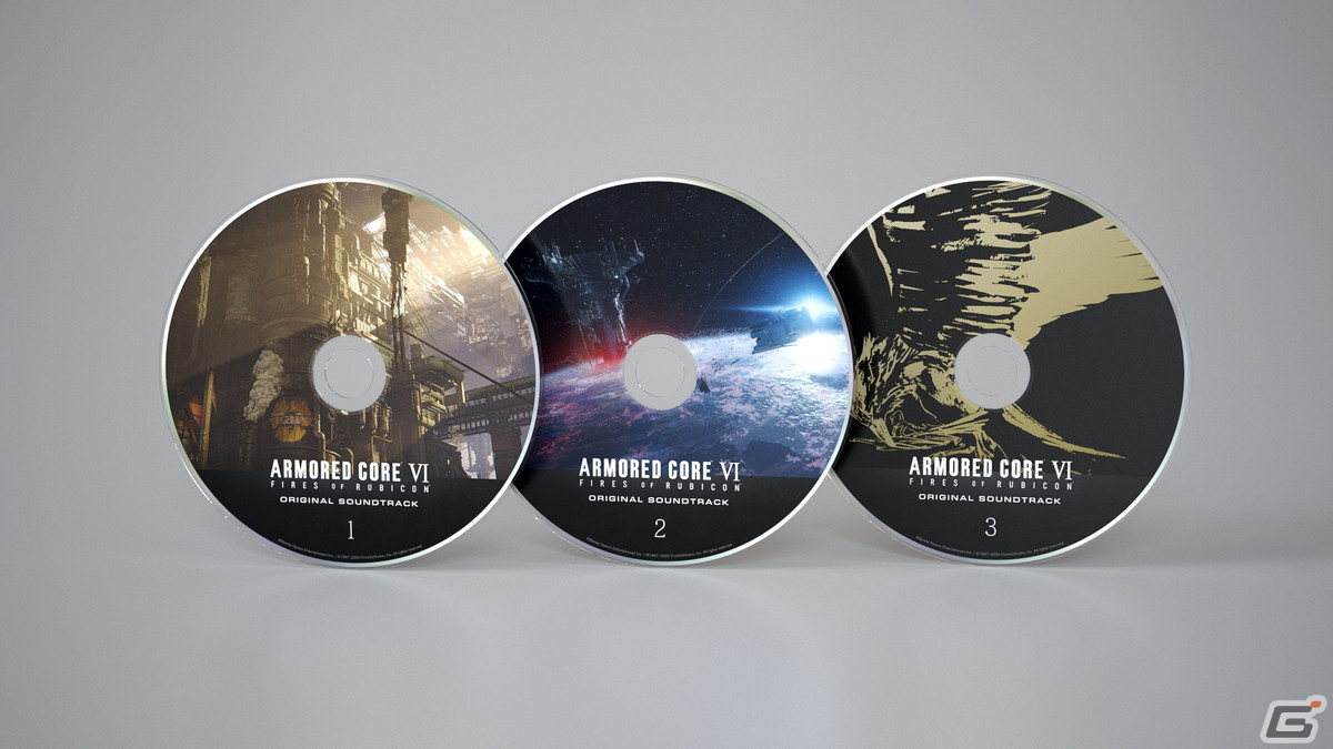 「ARMORED CORE VI FIRES OF RUBICON」全楽曲やアレンジ曲を収録した初回生産限定のサウンドトラックが2024年3月20日に発売！の画像