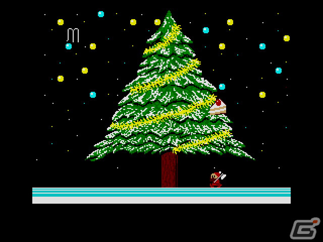 サンタクロースと妨害キャラとの掛け合いを描いた鑑賞ソフト「B.G.V クリスマス（MSX2版）」がプロジェクトEGGで配信！の画像2