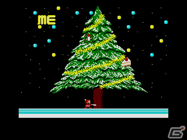 サンタクロースと妨害キャラとの掛け合いを描いた鑑賞ソフト「B.G.V クリスマス（MSX2版）」がプロジェクトEGGで配信！の画像3