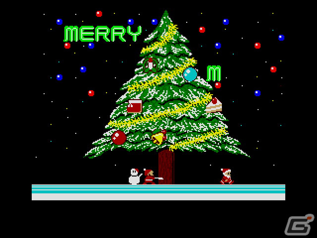 サンタクロースと妨害キャラとの掛け合いを描いた鑑賞ソフト「B.G.V クリスマス（MSX2版）」がプロジェクトEGGで配信！の画像4
