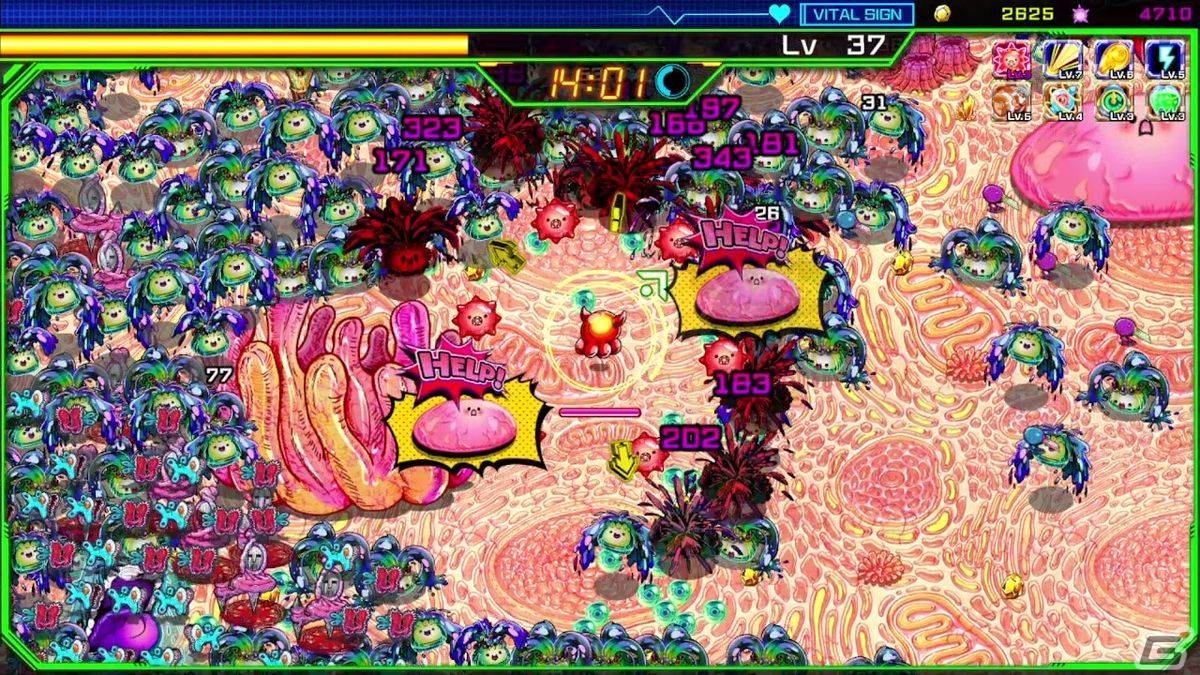 体内に侵入した病原体を撃退するローグライクACT「Petit Petit Petit」の正式リリース日が12月7日に決定！Switch版の配信もの画像3