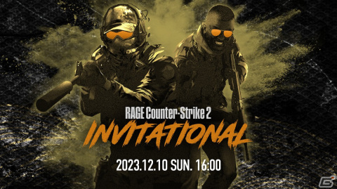 「RAGE Counter-Strike 2 INVITATIONAL」が12月10日にオンライン開催！ZETA、CR、REJECT、SCARZの4チームが激突の画像1
