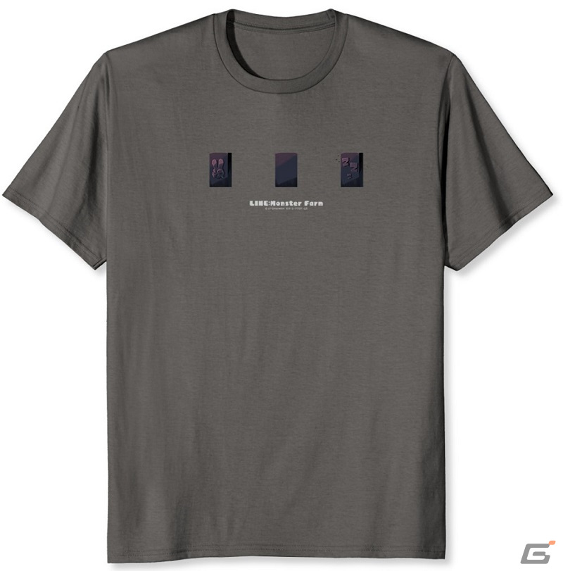 ▲「モノリス」Tシャツ（カラー：チャコール）