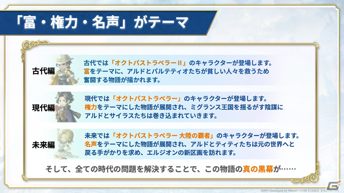 「アナザーエデン」で「オクトパストラベラー」シリーズとのコラボイベント「最果ての虜と導きの八重奏」が12月7日より開催!の画像