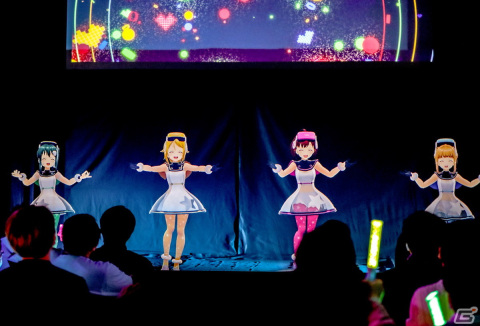 ナナシス」初の3Dバーチャルライブ：「NANASUTA MINI LIVE