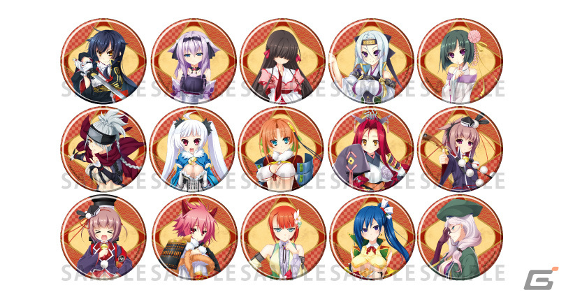 「戦国†恋姫～乙女絢爛☆戦国絵巻～」のオンラインくじが12月20日よりゲマくじで販売！キャンバスボードやアクリルジオラマなどがラインナップの画像
