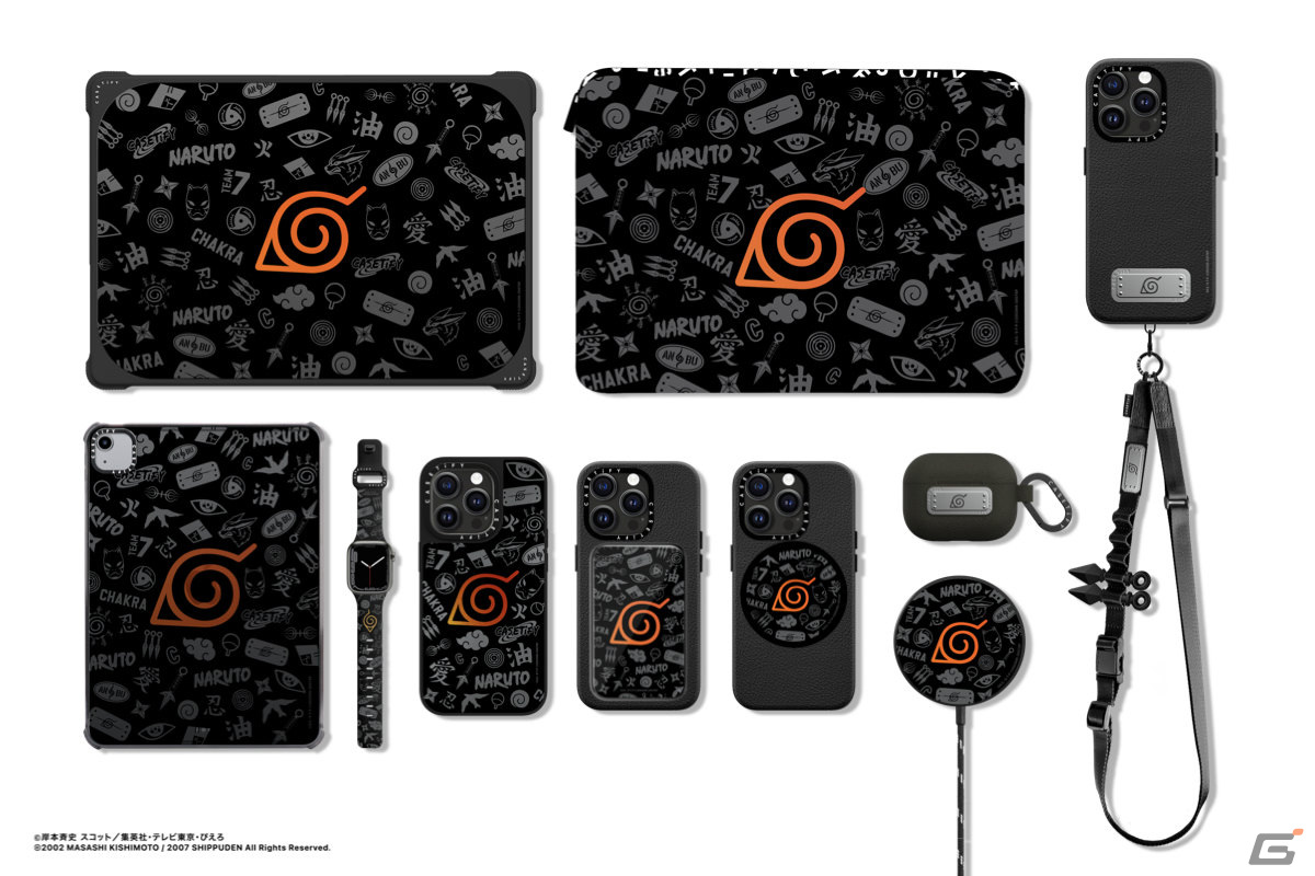 「NARUTO-ナルト- 疾風伝」とCASETiFYのコラボアイテムが登場！ナルトたちのスマホケースや暁デザインのAirPodsケースなどがラインナップの画像11